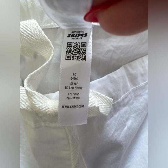 NWT SKIMS Cotton Poplin Pajama Pants (M) - Picture 6 of 6